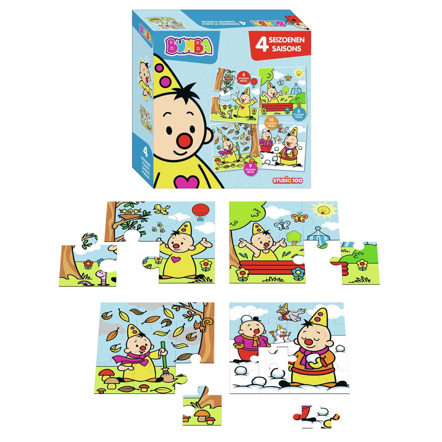 Bumba Puzzle Estaciones, 4en1