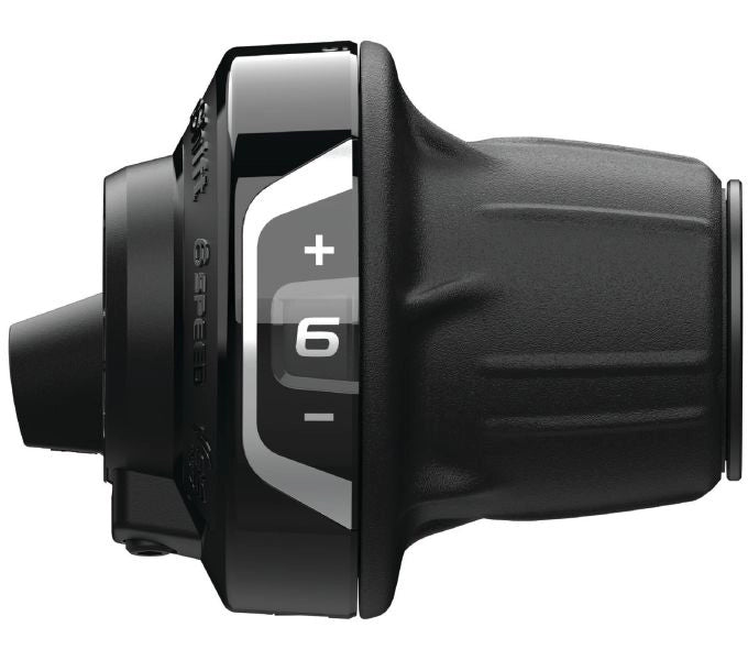 Shimano Turner (derecha) Tornio de 6 velocidades SL-RV400-Negro de plata