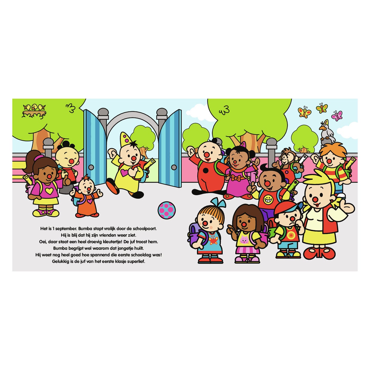 Bumba Kartonboek - Scuola