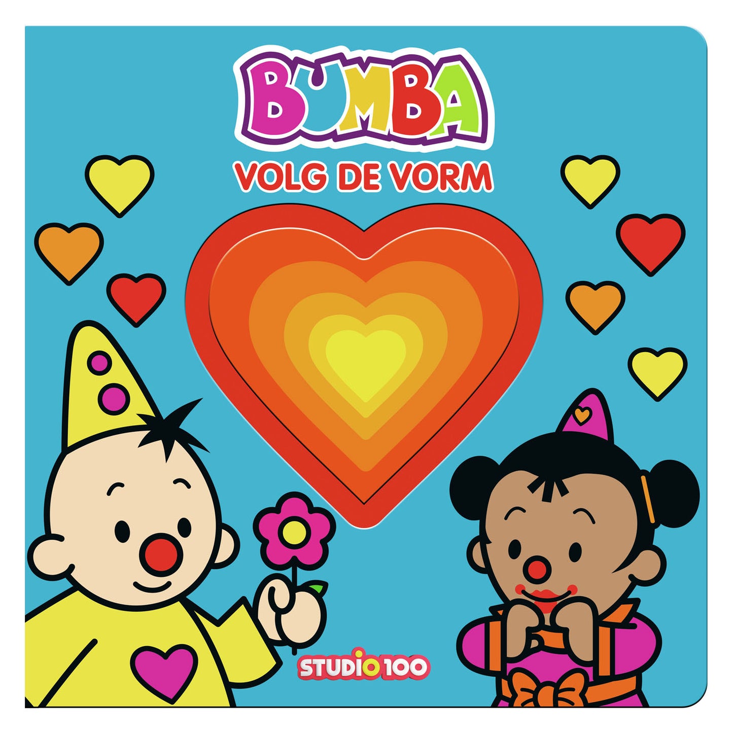 Libro di cartone Bumba con tracce - Segui la forma