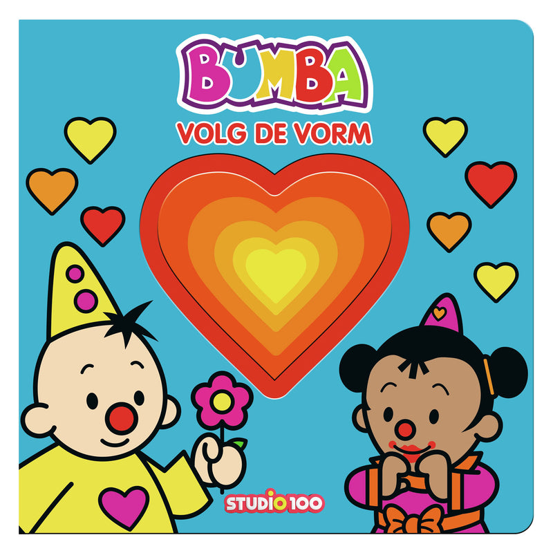 Libro di cartone Bumba con tracce - Segui la forma