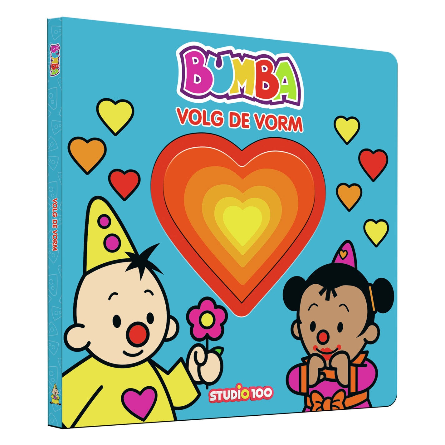 Libro di cartone Bumba con tracce - Segui la forma