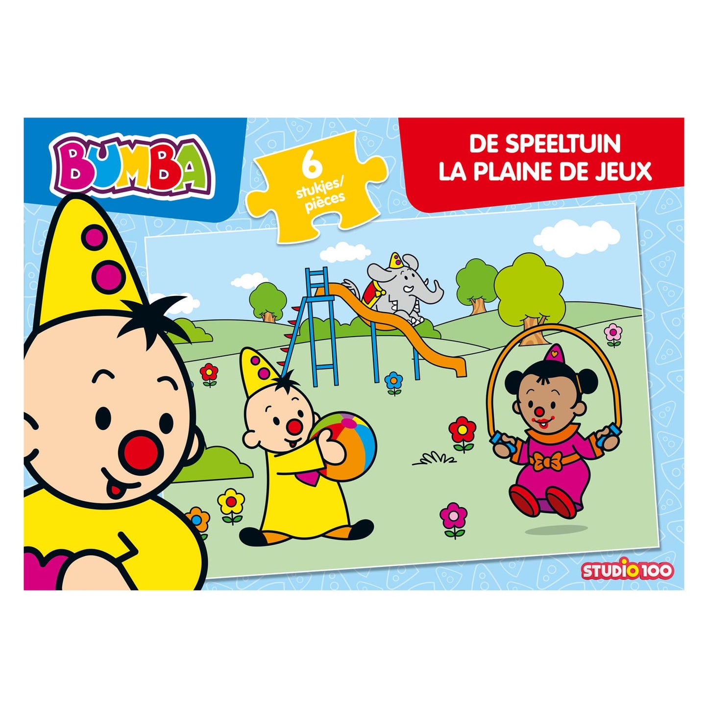 Studio 100 puzzle De Speeltuin, 6st.