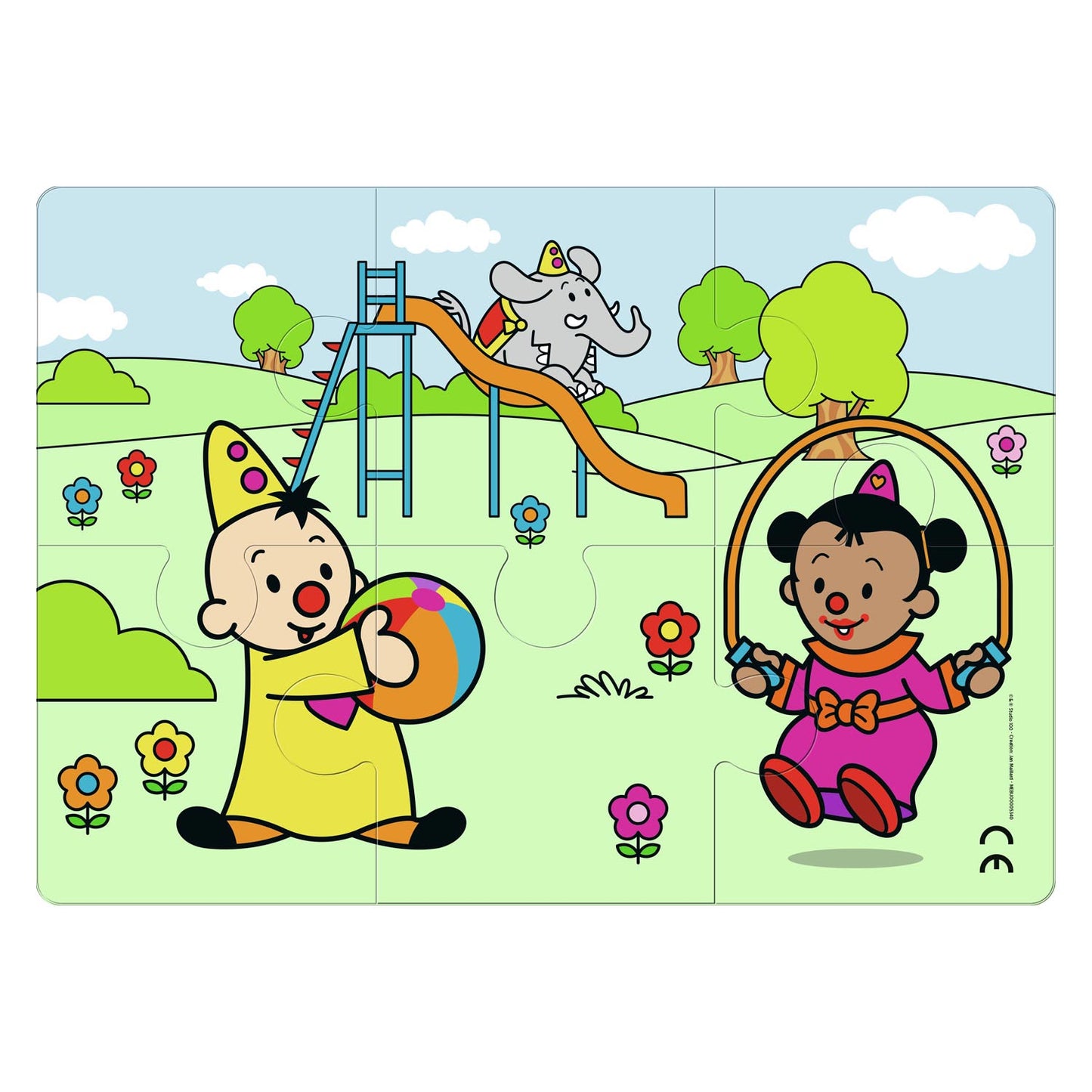 Studio 100 puzzle De Speeltuin, 6st.