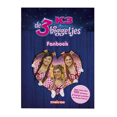 Studio 100 K3: 3 lechones Fanboek con pegatinas