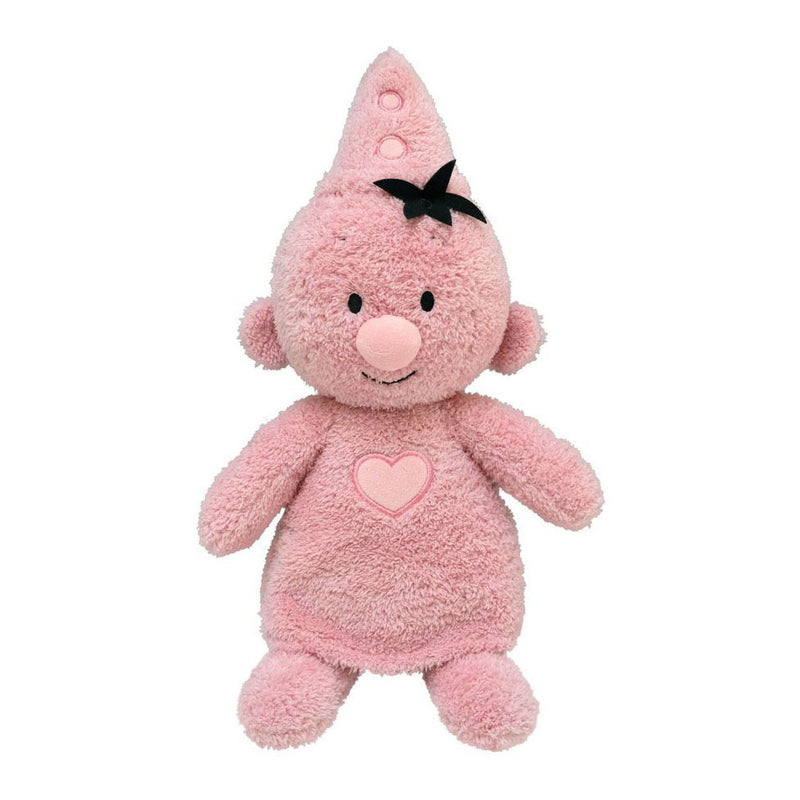 Bumba knuffel fluffy pluche - roze, 35cm