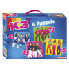 Studio 100 k3 4in1 puzzel - sterretjes