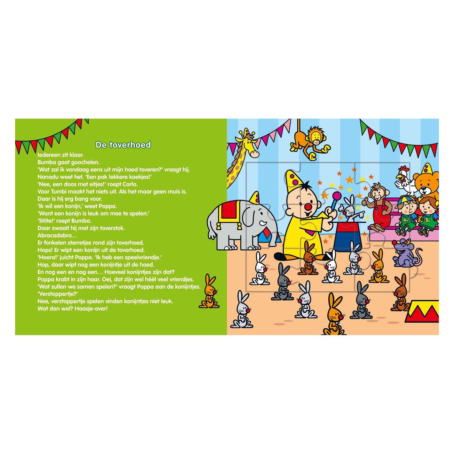 Studio 100 bumba puzzelboek - geel