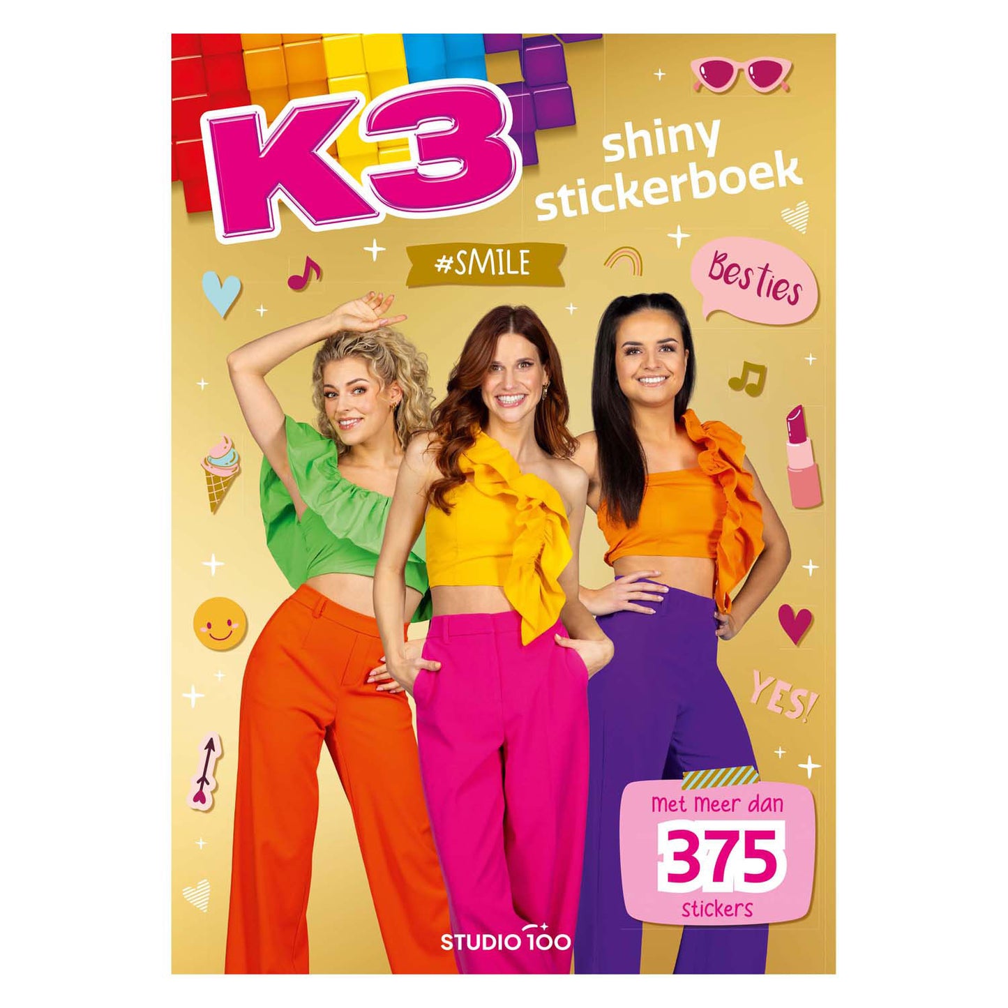 Studio 100 K3 Sticker Book - adesivi lucenti