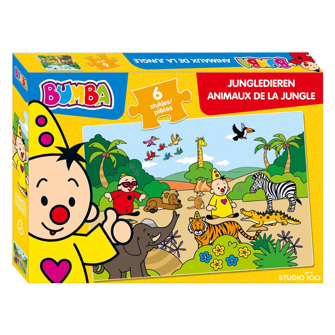 Studio 100 Bumba Puzzle Gungled Animals, 6st.
