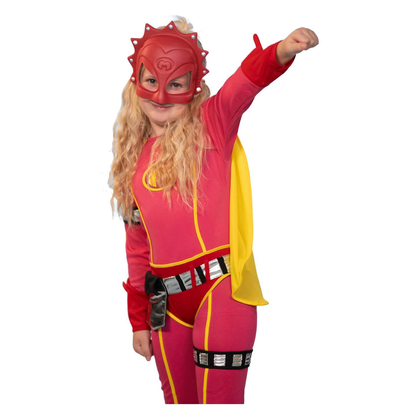 Studio 100 Mega Mindy Dress Trait con Cape, de 6 a 8 años