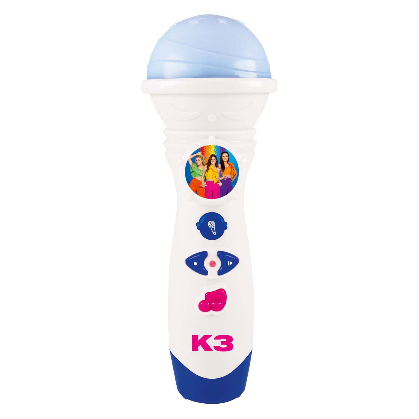 Micrófono K3 con voz grabando todos los colores