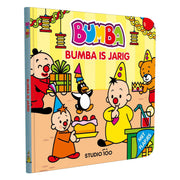 Studio 100 bumba kartonboek met flapjes - bumba is jarig - afbeelding 1