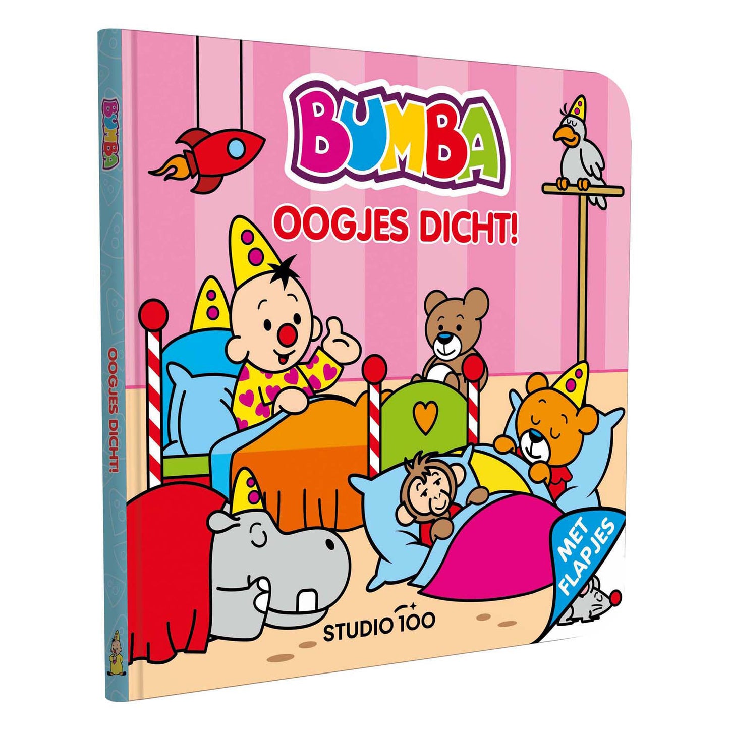 Libro cartonato Studio 100 bumba con alette - occhi chiusi