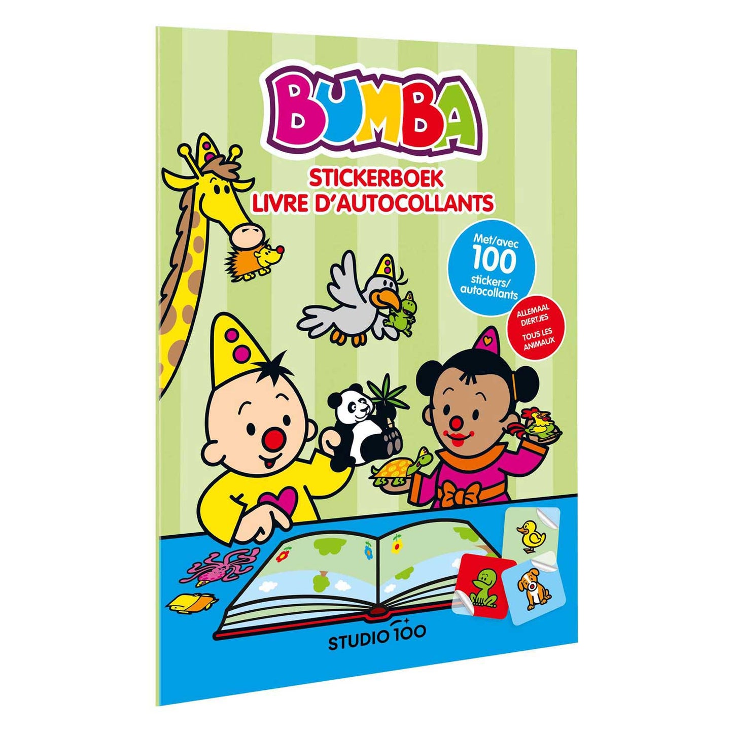 Libro di adesivi Studio 100 bumba - animali