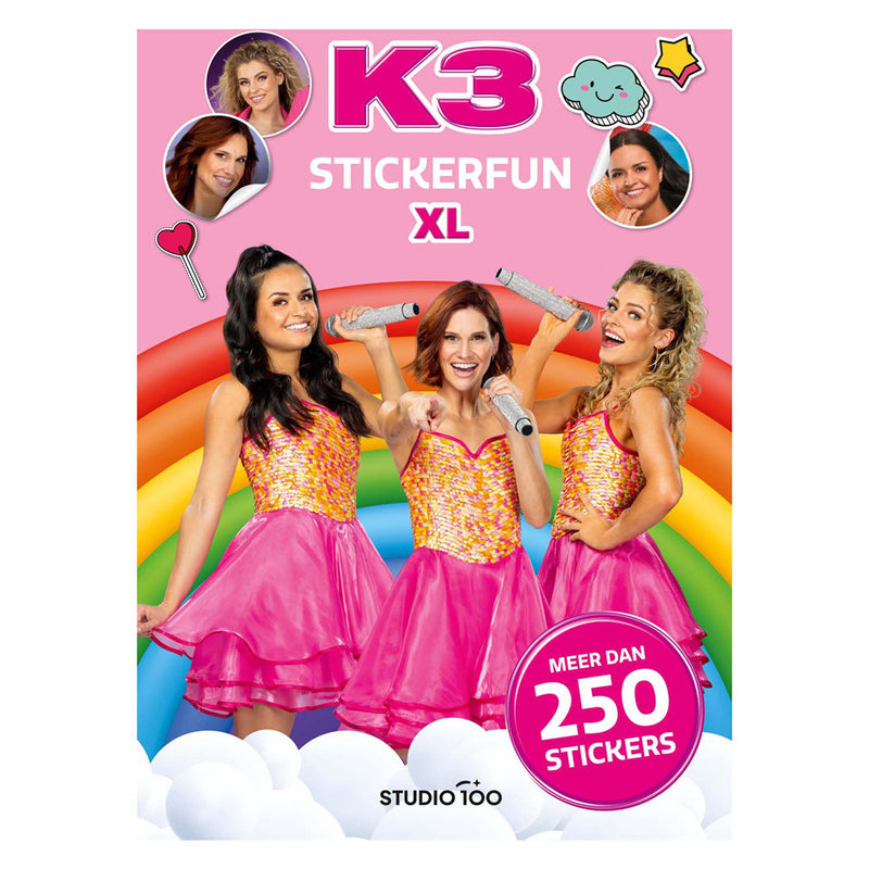 Libro de pegatinas Studio 100 k3 - stickerfun xl