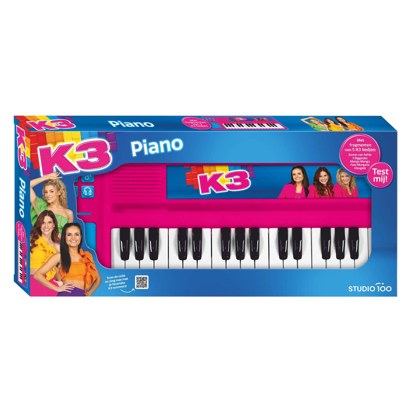 Estudio 100 k3 piano con 5 canciones K3