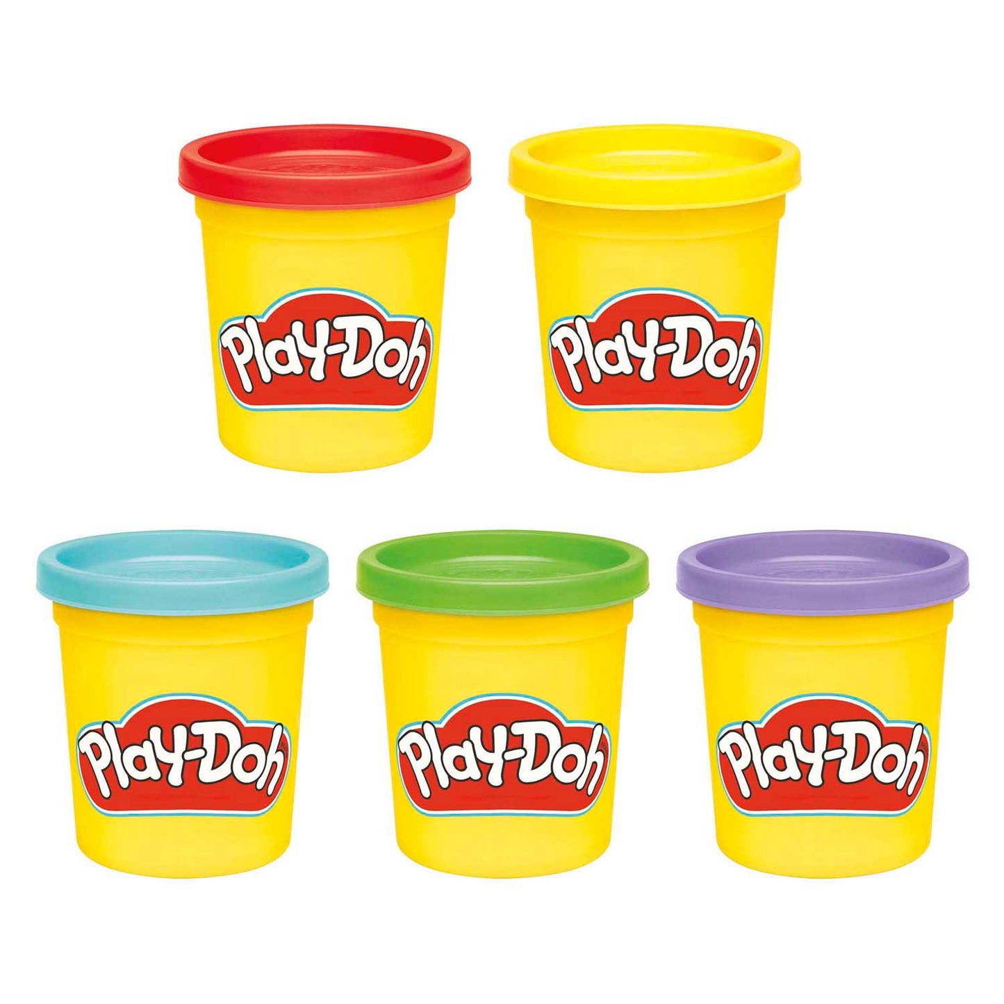 Confezione da 5 play-doh per il ritorno a scuola nuovi