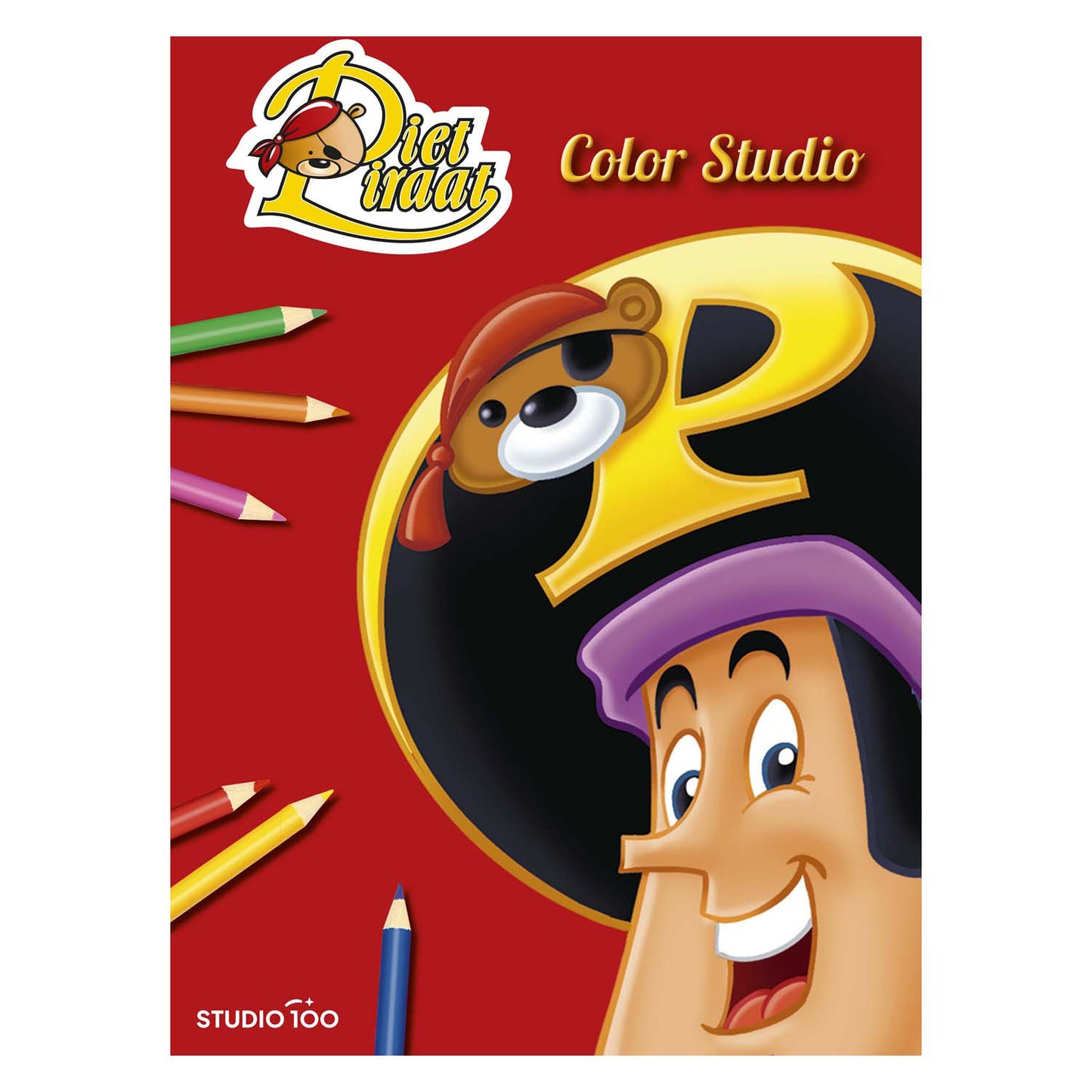 Libro da colorare Studio 100 piet pirata