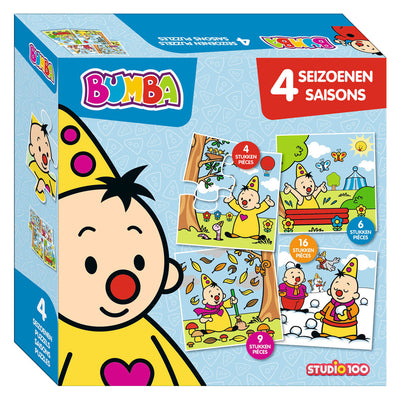 Studio 100 bumba 4 in 1 puzzel - seizoenen