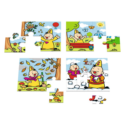 Studio 100 bumba 4 in 1 puzzel - seizoenen
