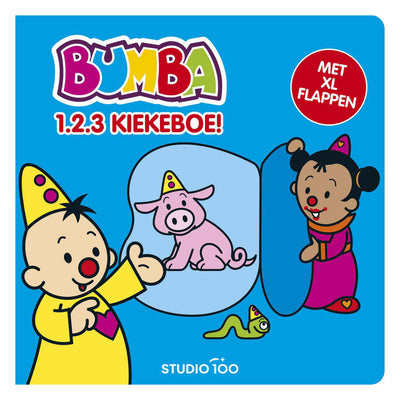 Libro cartonato Studio 100 bumba - 1, 2, 3 peekaboo!