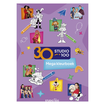 Libro para colorear Studio 100 mega - 30 años