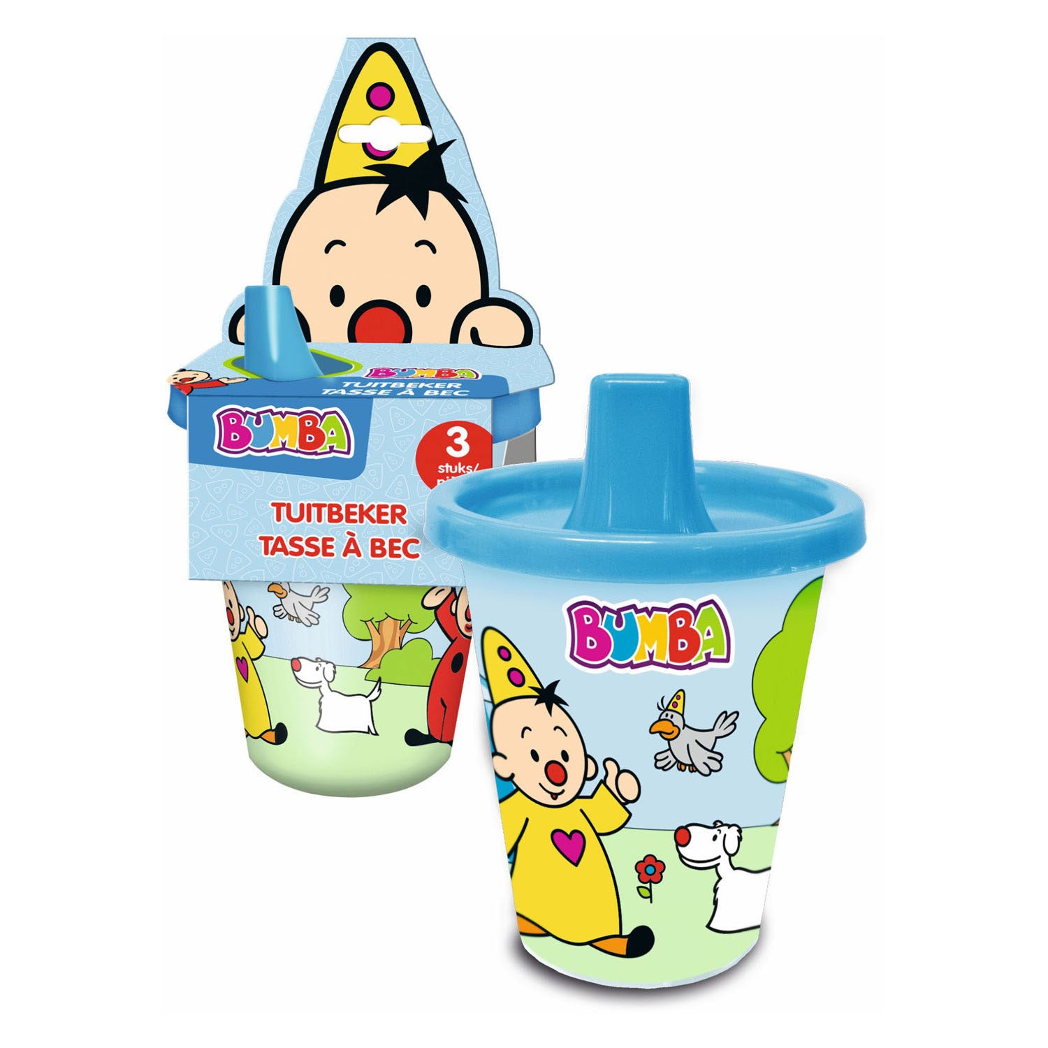 Bicchiere con beccuccio Studio 100 bumba - 3 pz.