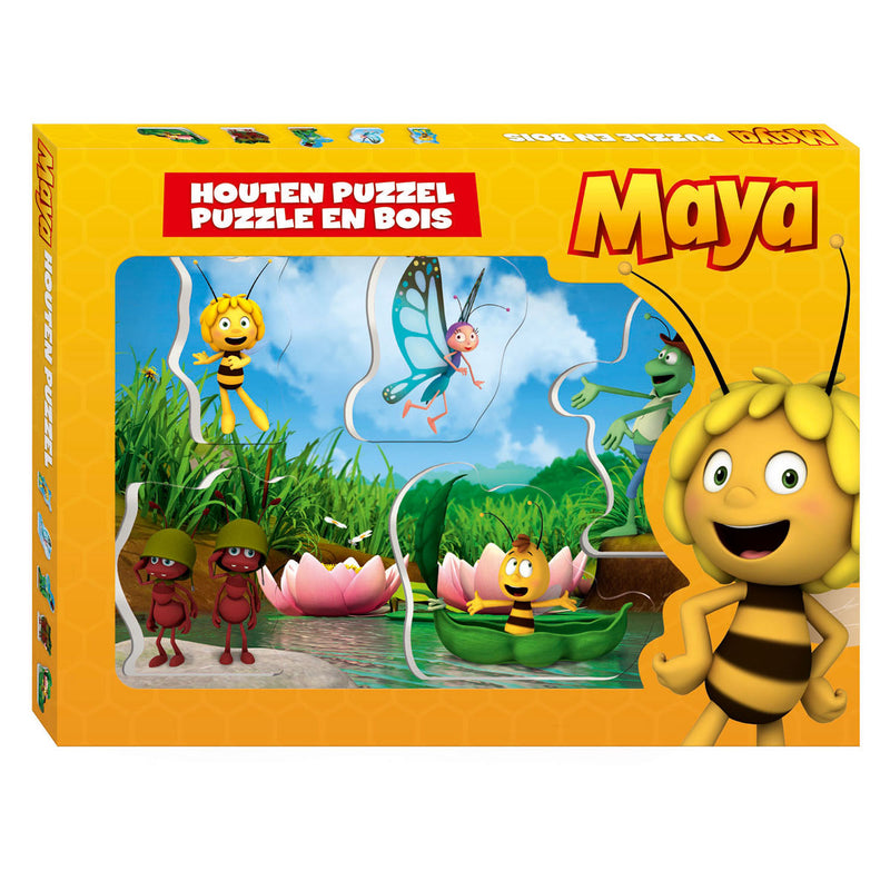Puzzle in legno Studio 100 maya con pezzi spessi - formato A4