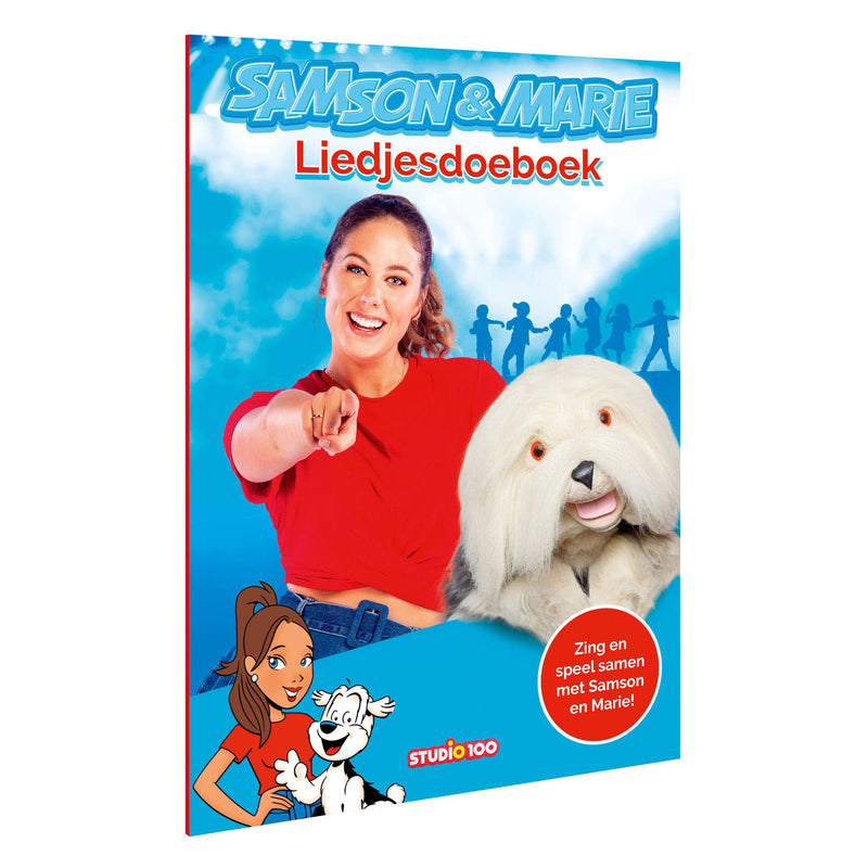 Libro de actividades de canciones de Studio 100 Samson Marie.