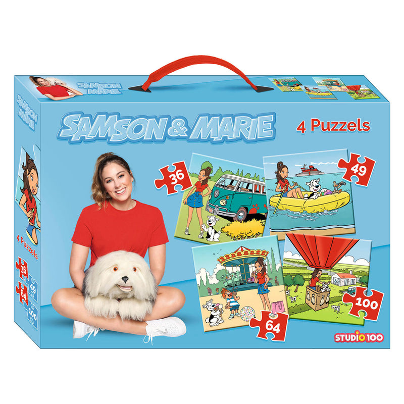 Rompecabezas Studio 100 Samson Marie - 4 en 1