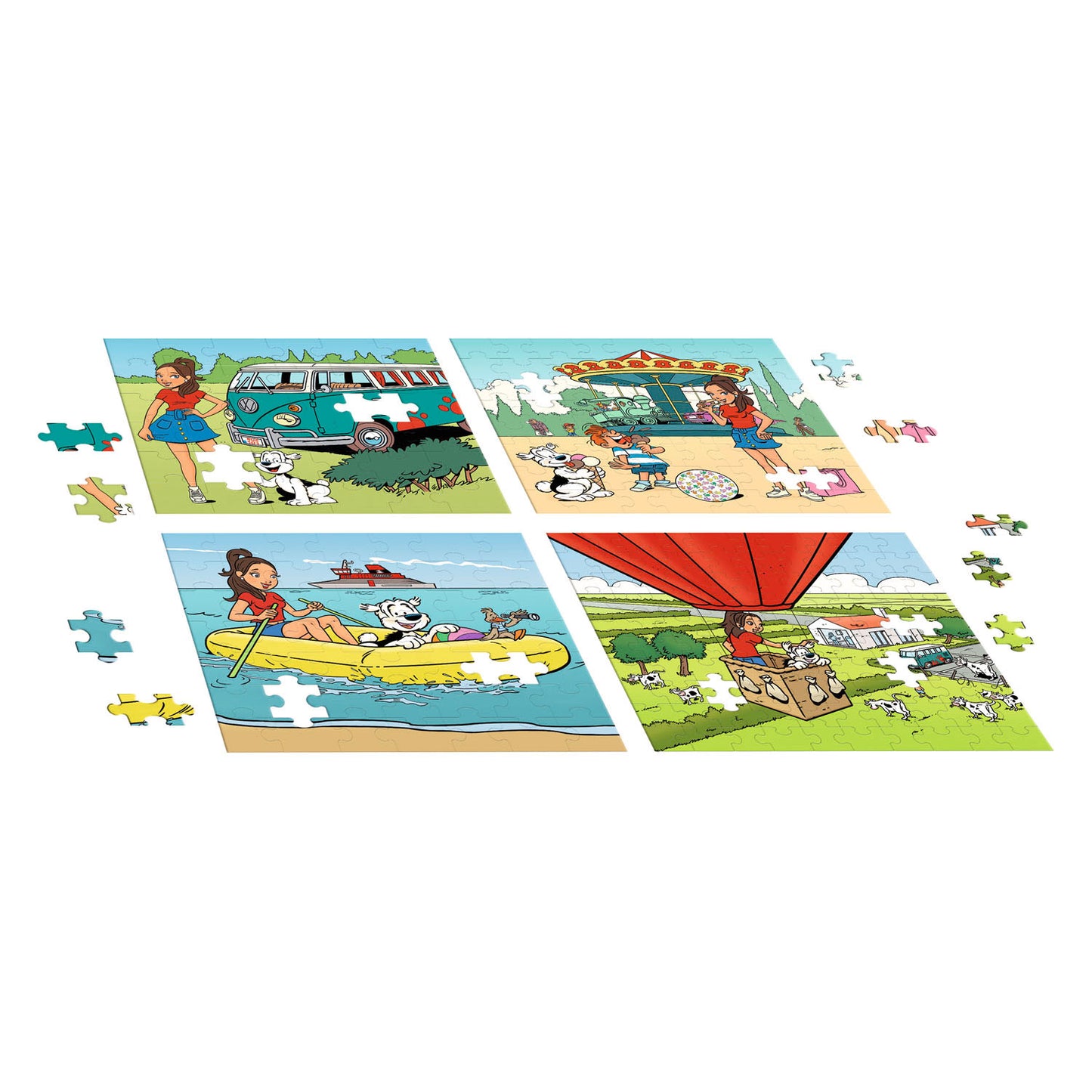 Studio 100 samson marie puzzle - 4 in 1