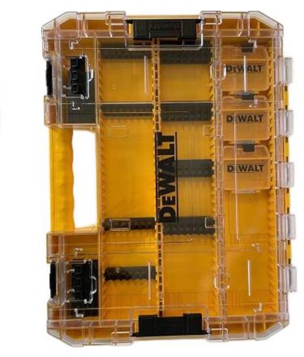Custodia rigida Dewalt+ - organizer per accessori - 440 mm x 330 mm x 52 mm - protezione da acqua e polvere - personalizzabile in multipli