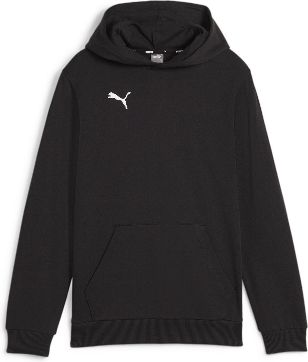 Puma teamgoal casuals hoody jr jongens sporttrui - black- white