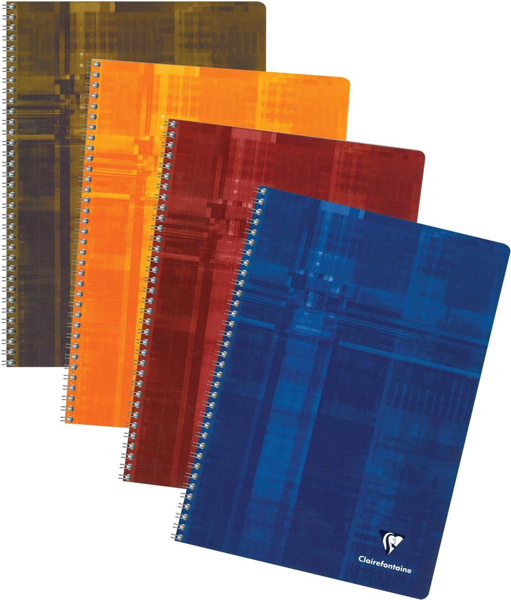 Cuaderno Clairefontaine ft A4, 100 páginas, cuadros comerciales, sin margen 10 piezas