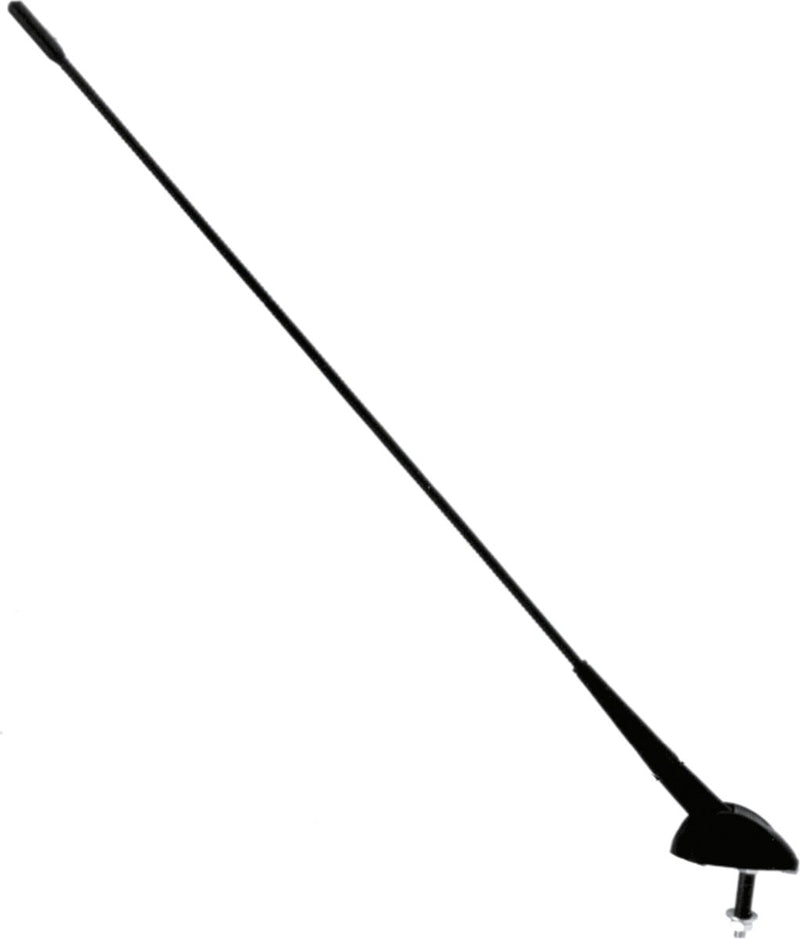 Carpoint fm am dakantenne - verstelbare hellingshoek van 0-50° - mastlengte 43cm – boorgat ø 5mm – inbouwdiepte 22mm – antennekop afmeting 47x30 mm – kabellengte 2 meter