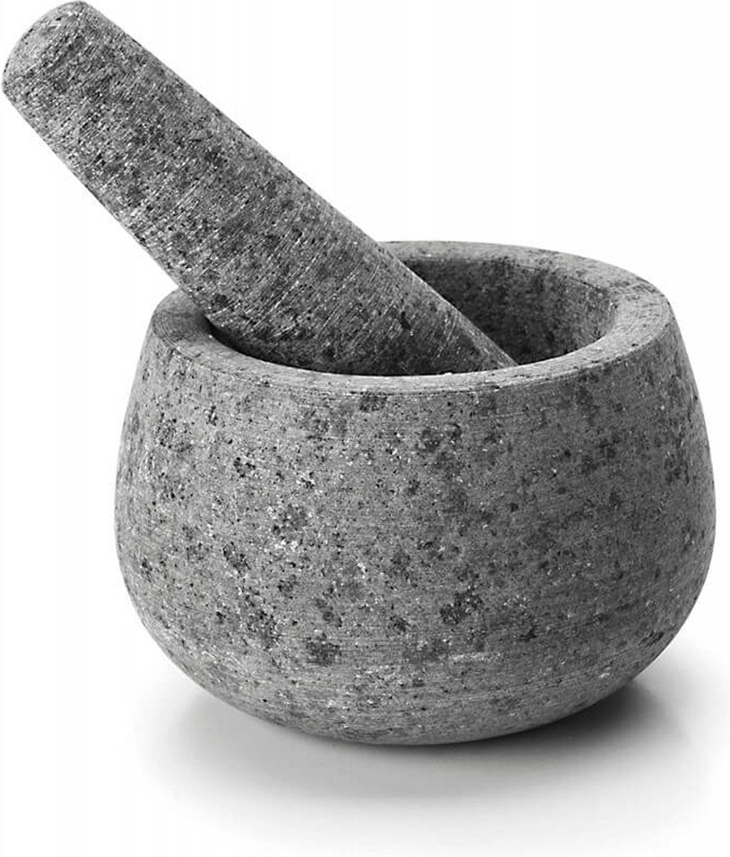 Lacor vijzel stamper - graniet - ø 12 x 8cm