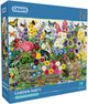 Gibsons - festa in giardino - barbara anderson - 1000 pezzi - 68×49 cm - puzzle per adulti