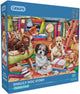 Gibsons - nonsensical dog story (shaggy dog story) - debbie cook - 1000 pieces - 68×49cm - jigsaw puzzle for adults