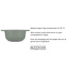 COLANDER 163MM CHALK