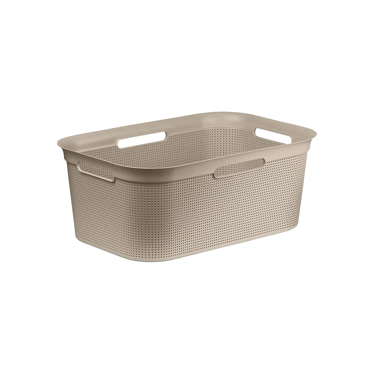 Rotho wasmand kunststof brisen 41 liter cappuccino flexibel design