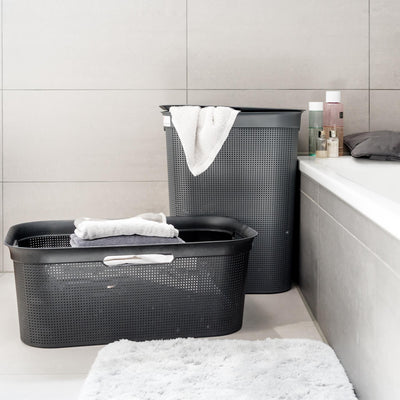 Rotho Flexible Lavandry Basket Brisen 41 L Antracita