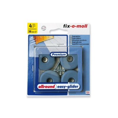 Deslizador fix-o-moll easy redondo 38mm gris