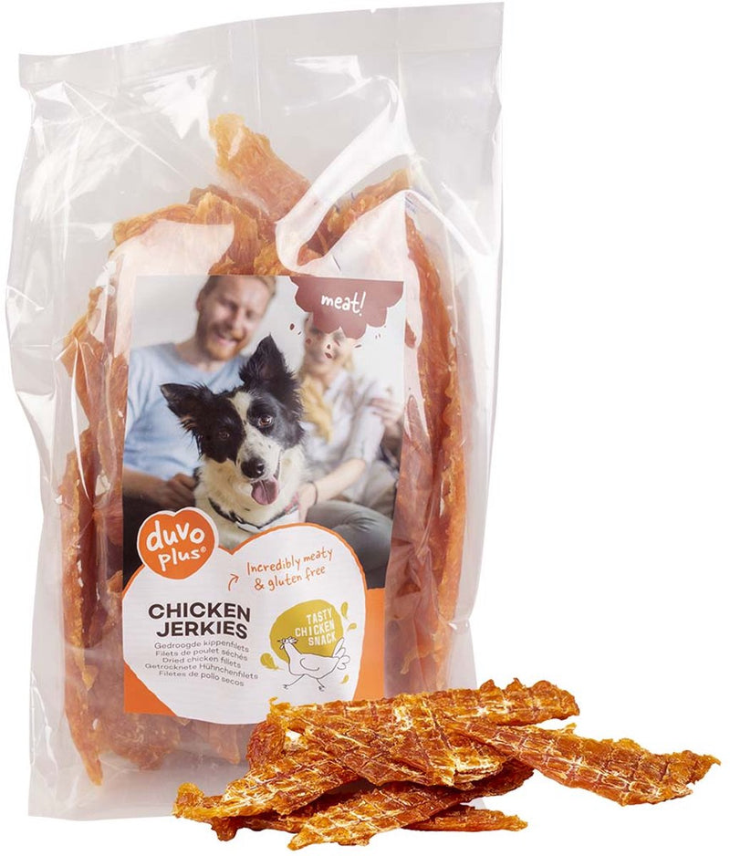 Duvo plus carne! snack jerky di pollo per cani 1kg