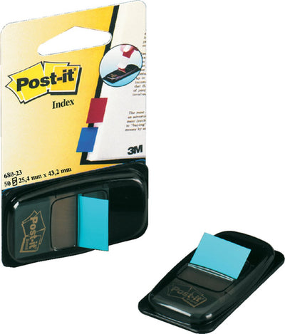Post-it - indice standard | piedi 24 | 4x43| 2 mm | supporto con 50 compresse | turchese