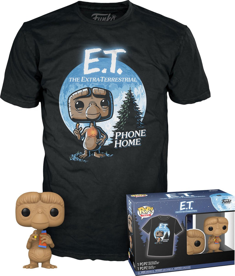 Funko y. Conjunto de camiseta con figuras coleccionables -m- ¡pop! tee box, etc. con color negro caramelo