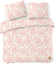 Funda nórdica Dindi home fiesta rosa - 240x220 - 100% algodón - rosa blanquecino