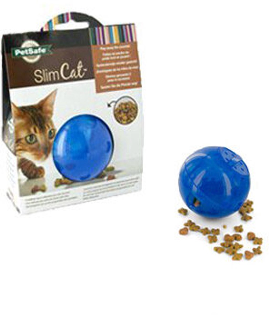 Petsafe Slimcat Feeding ball blue