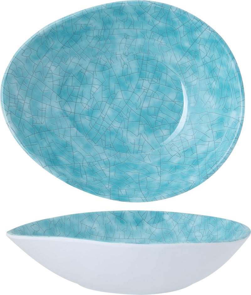 Acogedora y moderna comida callejera go azzuro - plato hondo - 19,5x16cm - set-6