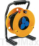 Avvolgicavo Brennerstuhl brobusta ip44, 40 m, plastica speciale, per uso esterno, made in Germany, giallo